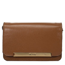 Bolsa de Couro Tiracolo Bag Lore - Nocciola