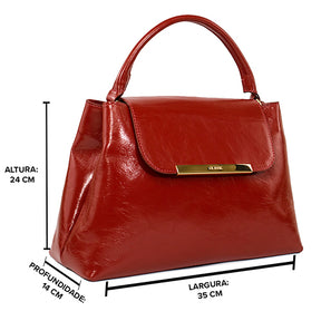 Bolsa de Couro Tote Bag Lore - Andaluz Laca