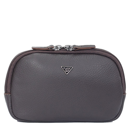 Pochete de Couro Masculina Prisma -  Café