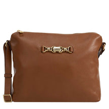 Bolsa de Couro Crossbody Grande - Belle