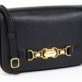 Bolsa de Couro Tiracolo Belle - Preto
