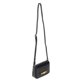 Bolsa de Couro Tiracolo Belle - Preto