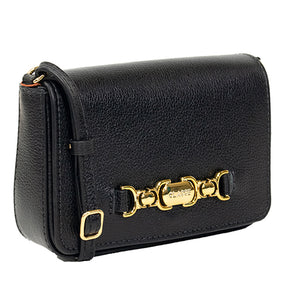 Bolsa de Couro Tiracolo Belle - Preto