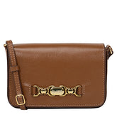 Bolsa de Couro Tiracolo Belle - Nocciola