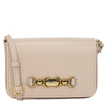 Bolsa de Couro Tiracolo Belle - Creme