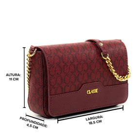 Bolsa Feminina Canvas Tiracolo Helo - Ruby