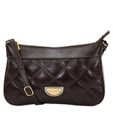 Bolsa de Couro Crossbody Maia - Chocolate