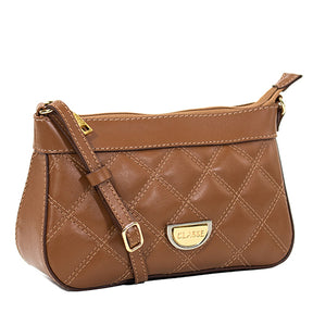Bolsa de Couro Crossbody Maia - Nocciola