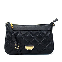 Bolsa de Couro Crossbody Maia - Preto