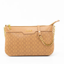 Bolsa Feminina Canvas Crossbody Helo - Tan