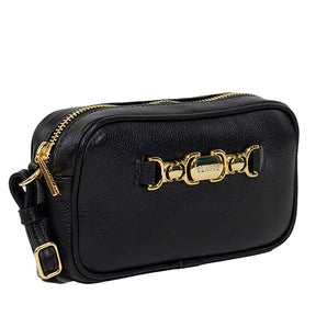 Bolsa de Couro Camera Bag Belle - Preto
