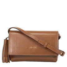 Bolsa de Couro Tiracolo Bag - Malu - Nocciola