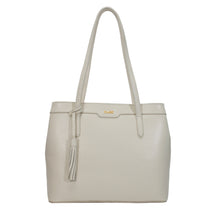 Bolsa de Couro Shopping Bag - Malu - Off White