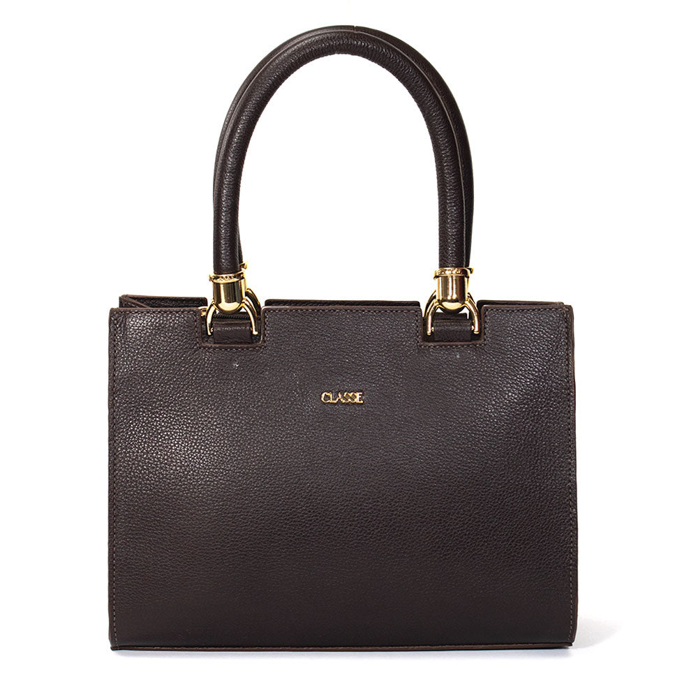 Bolsa de Couro Tote Bag Valen - Chocolate