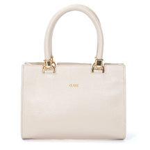 Bolsa de Couro Tote Bag Valen - Creme