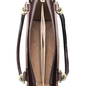 Bolsa de Couro Shopping Bag Valen - Chocolate