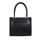 Bolsa de Couro Shopping Bag Valen - Preto