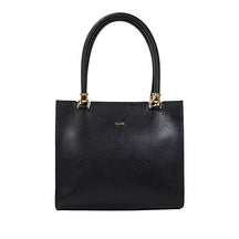 Bolsa de Couro Shopping Bag Valen - Preto