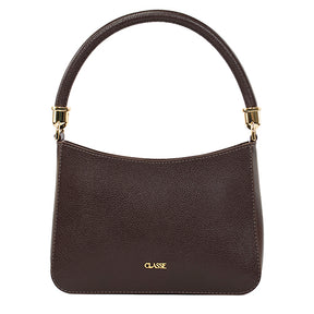 Bolsa de Couro Crossbody Valen - Chocolate