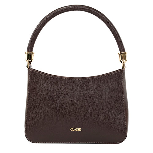 Bolsa de Couro Crossbody Valen - Chocolate