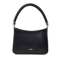 Bolsa de Couro Crossbody Valen - Preto