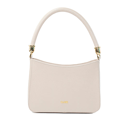 Bolsa de Couro Crossbody Valen - Creme
