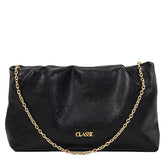 Bolsa de Couro Crossbody Tati - Preto Soft