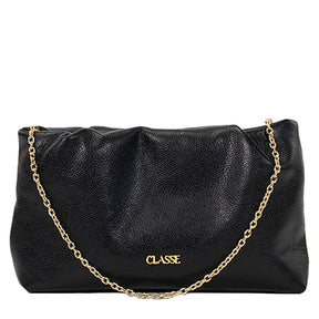 Bolsa de Couro Crossbody Tati - Preto Soft