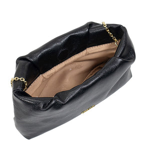 Bolsa de Couro Crossbody Tati - Preto Soft