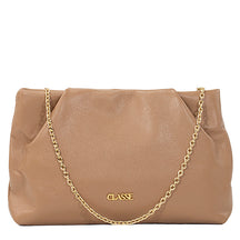 Bolsa de Couro Crossbody Tati - Tan Soft