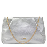 Bolsa de Couro Crossbody Tati - Prata
