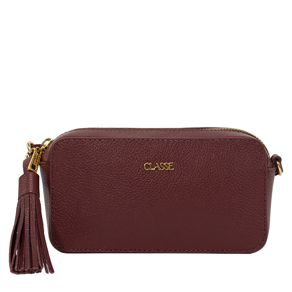 Bolsa de Couro Camera Bag Malu - Ruby