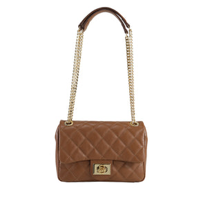 Bolsa Tiracolo de Couro Lauren - Média