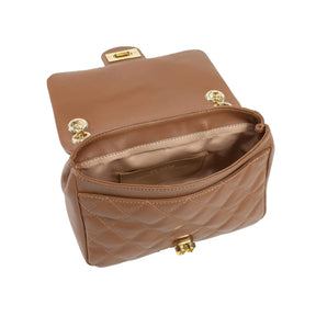 Bolsa Tiracolo de Couro Lauren - Média