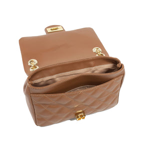 Bolsa Tiracolo de Couro Lauren - Média