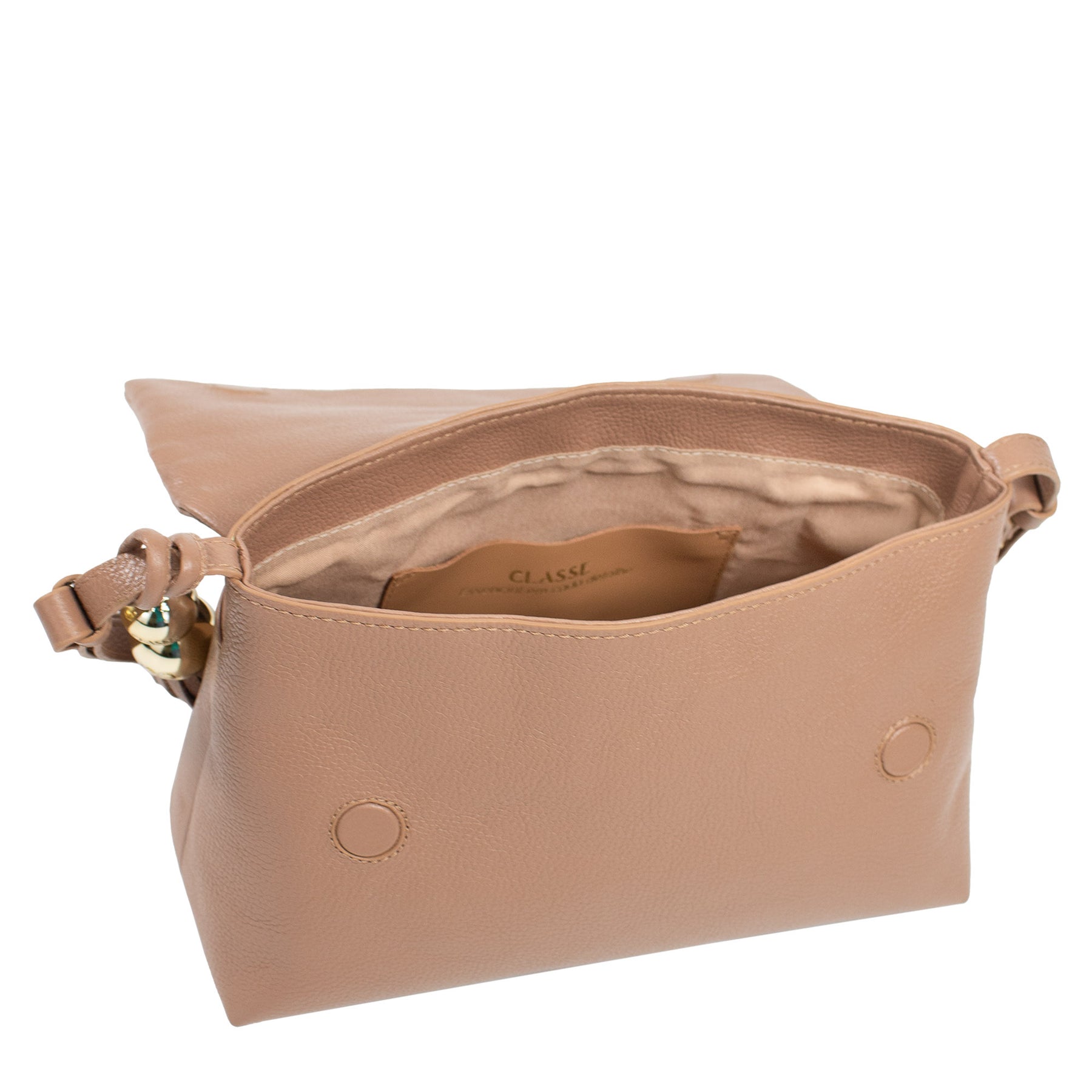 Bolsa de Couro Tiracolo Fendi - Floater Mocaccino