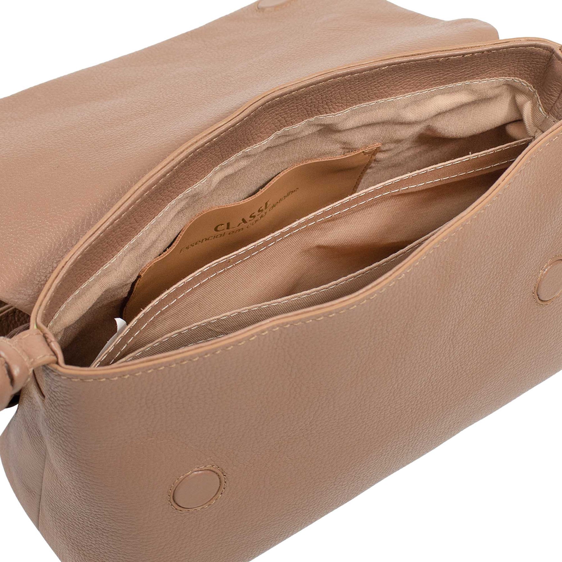 Bolsa de Couro Tiracolo Fendi - Floater Mocaccino