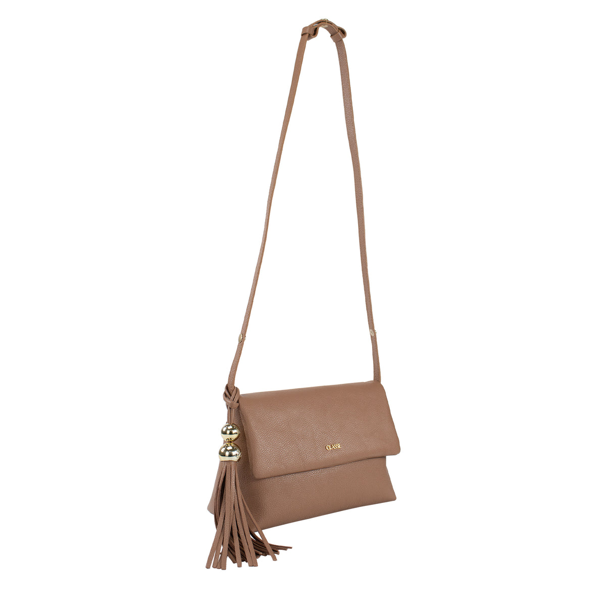 Bolsa de Couro Tiracolo Fendi - Floater Mocaccino