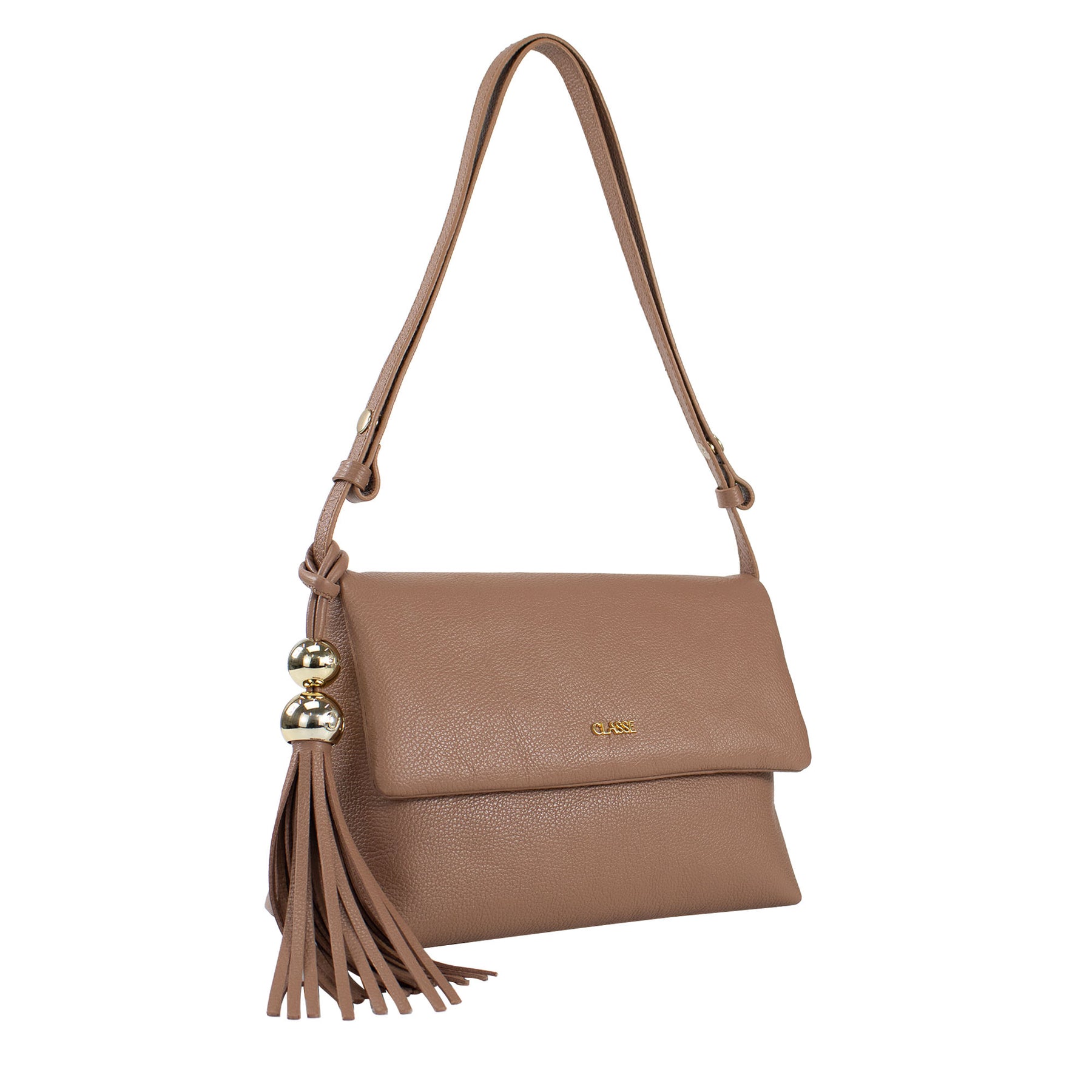 Bolsa de Couro Tiracolo Fendi - Floater Mocaccino