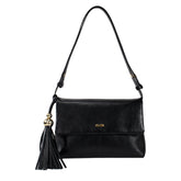 Bolsa de Couro Tiracolo Fendi - Preto
