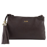 Bolsa de Couro Crossbody Fendi - Chocolate