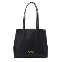 Bolsa de Couro Shopping Bag Isis - Preto