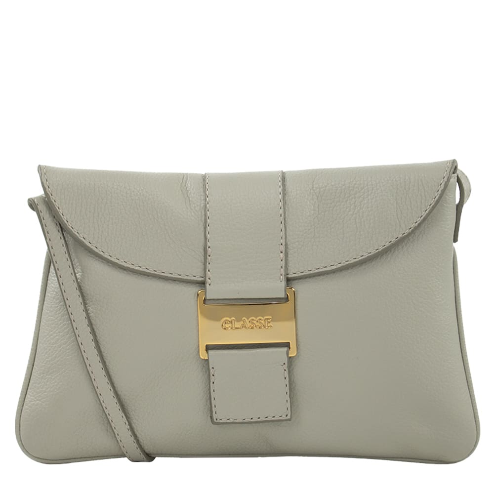 Bolsa de Couro Tiracolo Alice - Floater Verde Pastel