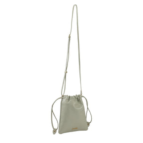 Bolsa de Couro Crossbody Caroline - Verde Pastel Soft