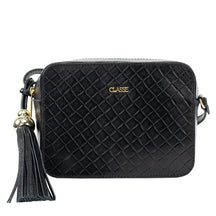 Bolsa de Couro Tressê Camera Bag Fendi - Tramado Preto