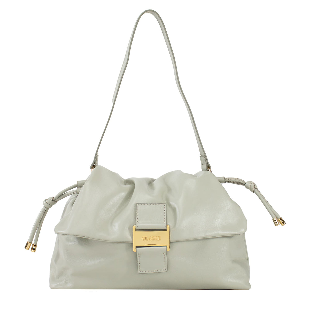 Bolsa de Couro Tiracolo Alice - Floater Verde Pastel
