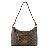 Bolsa Crossbody Canvas Becca  - Marrom/Nocciola