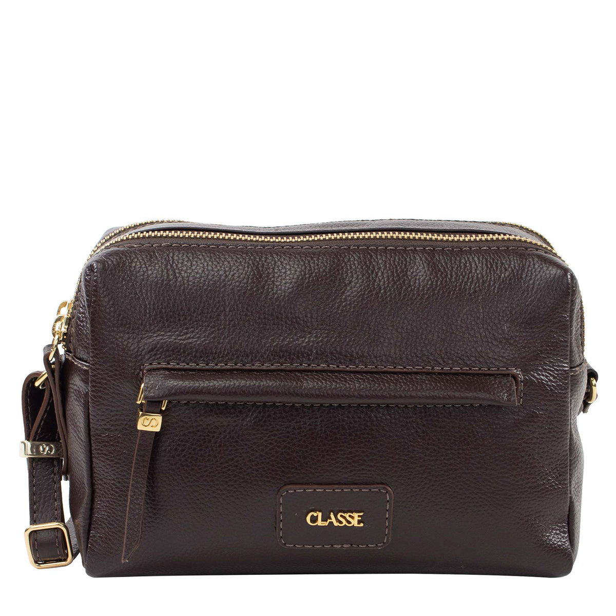 Bolsa de Couro Camera Bag Becca - Chocolate