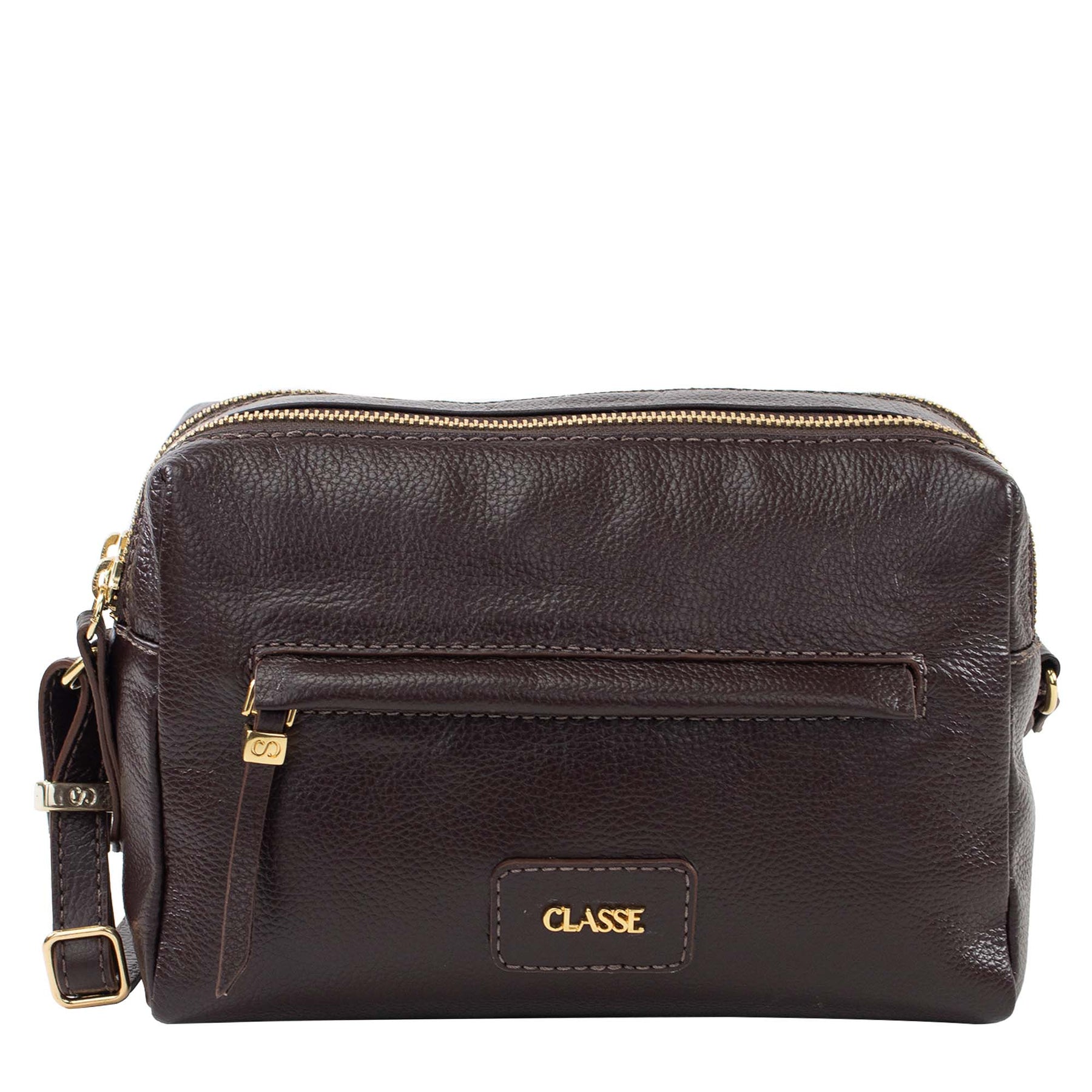 Bolsa de Couro Camera Bag Becca - Chocolate