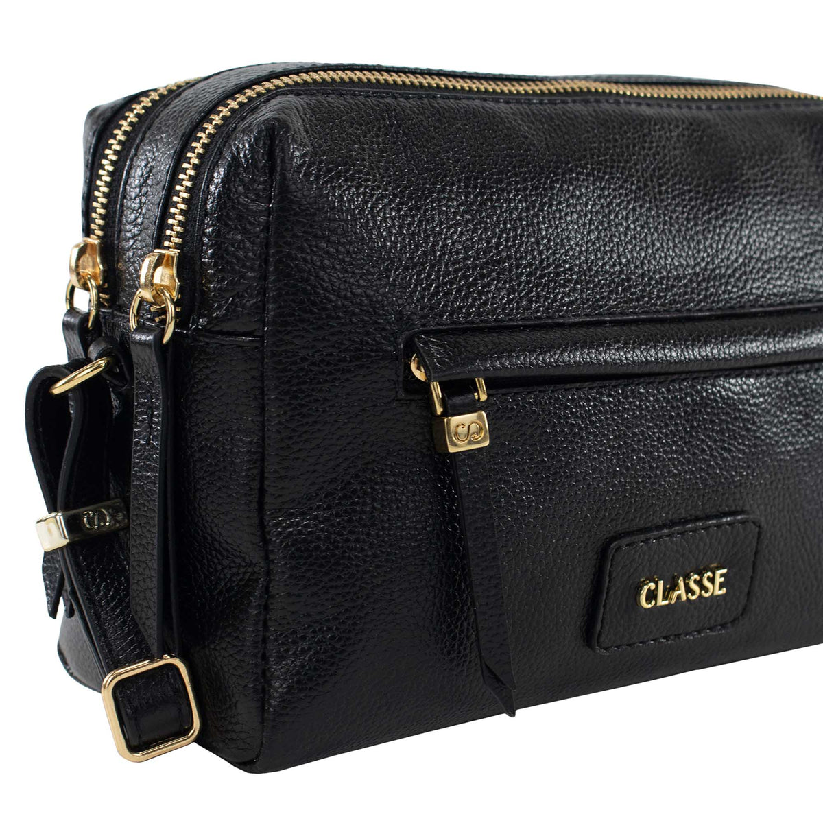 Bolsa de Couro Camera Bag Becca - Preto